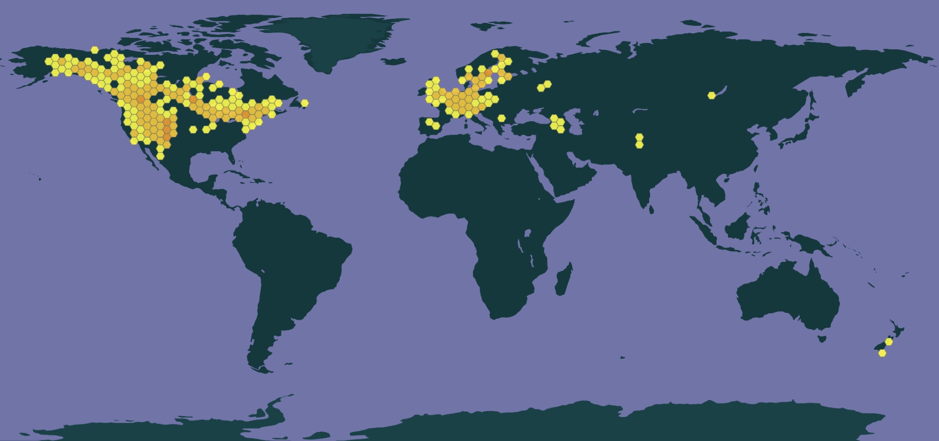 GBIF map
